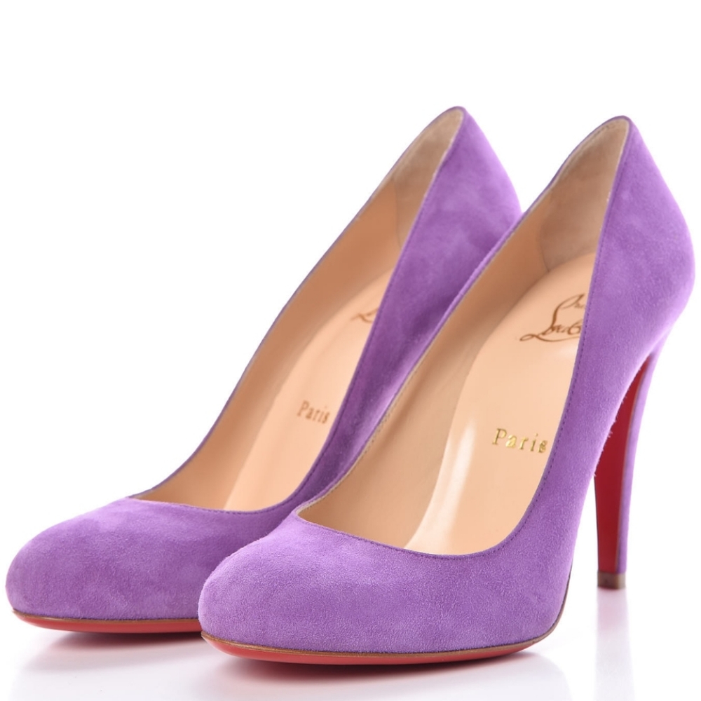 Christian Louboutin Ron Ron Heels Suede Digitale!
